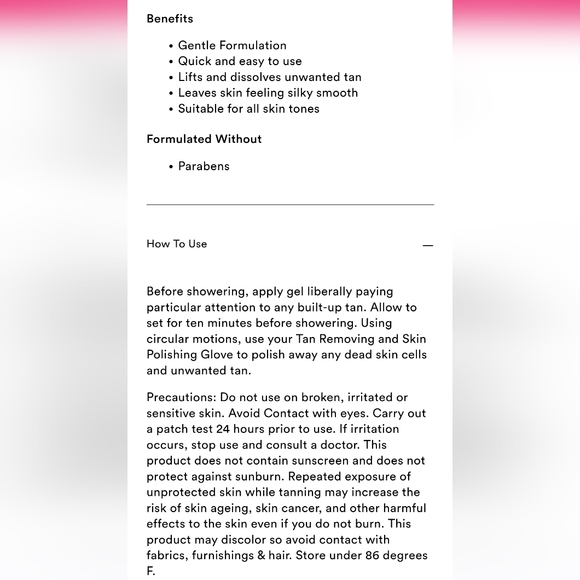 NWT loving tan deluxe tan remover 20 mL - Picture 4 of 5